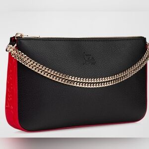 Christian Louboutin Loubila Shoulder Bag in Grained Leather